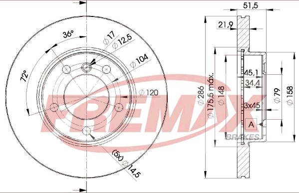 FREMAX BD-0674 - Спирачен диск vvparts.bg