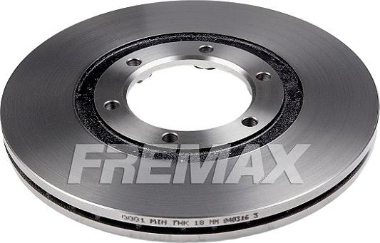 FREMAX BD-0001 - Спирачен диск vvparts.bg