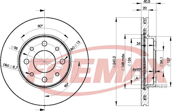 FREMAX BD-8929 - Спирачен диск vvparts.bg