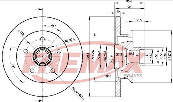 FREMAX BD-3113 - Спирачен диск vvparts.bg