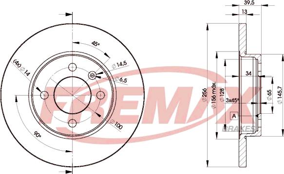 FREMAX BD-3392 - Спирачен диск vvparts.bg