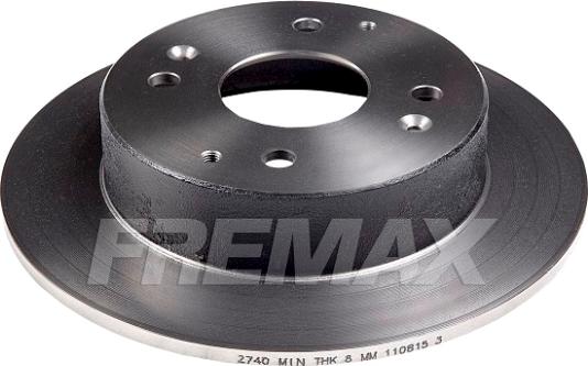 FREMAX BD-2740 - Спирачен диск vvparts.bg