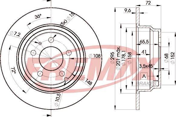 FREMAX BD-7940 - Спирачен диск vvparts.bg