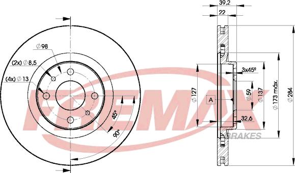 FREMAX BD-7947 - Спирачен диск vvparts.bg