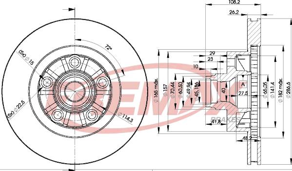 FREMAX BD-7923 - Спирачен диск vvparts.bg