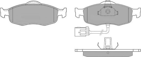 FREMAX FBP-0906 - Комплект спирачно феродо, дискови спирачки vvparts.bg