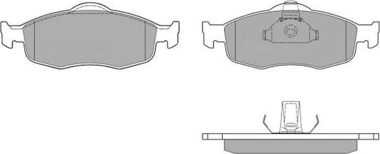 FREMAX FBP-0906 - Комплект спирачно феродо, дискови спирачки vvparts.bg