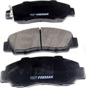 FREMAX FBP-0930 - Комплект спирачно феродо, дискови спирачки vvparts.bg