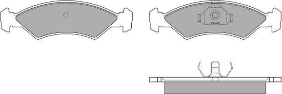 FREMAX FBP-0459 - Комплект спирачно феродо, дискови спирачки vvparts.bg