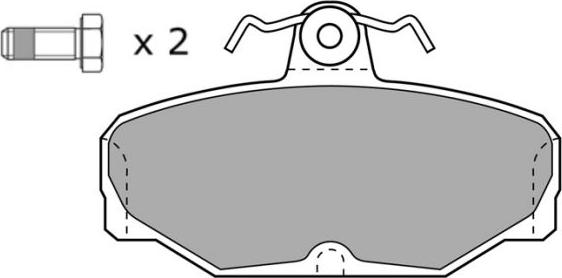FREMAX FBP-0526 - Комплект спирачно феродо, дискови спирачки vvparts.bg
