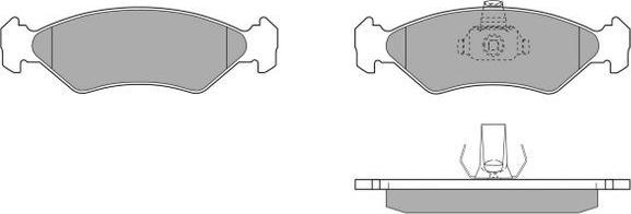 FREMAX FBP-0681-01 - Комплект спирачно феродо, дискови спирачки vvparts.bg