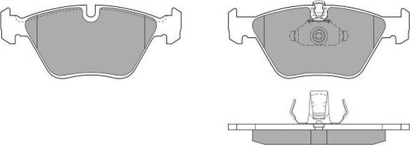 FREMAX FBP-0624 - Комплект спирачно феродо, дискови спирачки vvparts.bg