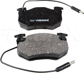 FREMAX FBP-0676 - Комплект спирачно феродо, дискови спирачки vvparts.bg