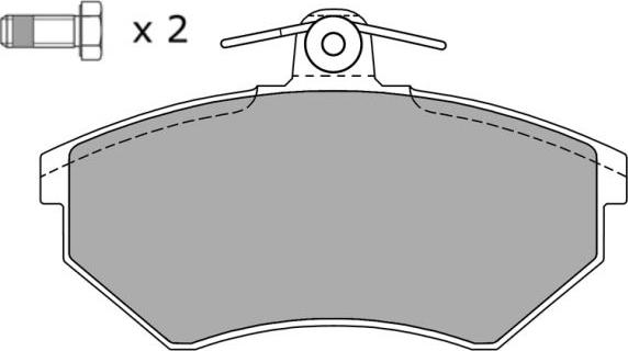 FREMAX FBP-0810-01 - Комплект спирачно феродо, дискови спирачки vvparts.bg