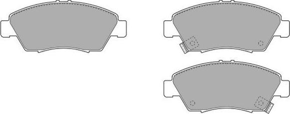 FREMAX FBP-0827 - Комплект спирачно феродо, дискови спирачки vvparts.bg