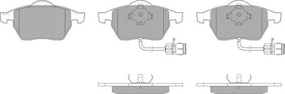 FREMAX FBP-0872 - Комплект спирачно феродо, дискови спирачки vvparts.bg