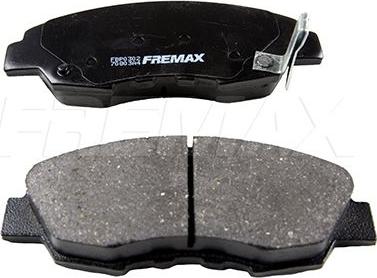 FREMAX FBP-0302 - Комплект спирачно феродо, дискови спирачки vvparts.bg