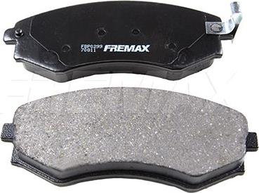 FREMAX FBP-0299 - Комплект спирачно феродо, дискови спирачки vvparts.bg