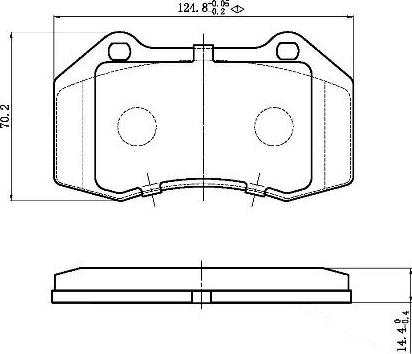 FREMAX FBP-1946 - Комплект спирачно феродо, дискови спирачки vvparts.bg