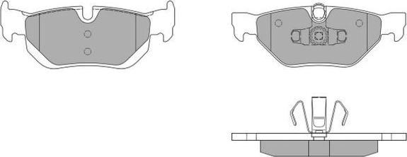 FREMAX FBP-1403 - Комплект спирачно феродо, дискови спирачки vvparts.bg