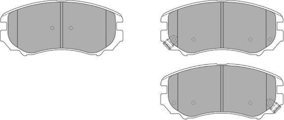 FREMAX FBP-1481 - Комплект спирачно феродо, дискови спирачки vvparts.bg