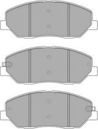 FREMAX FBP-1555 - Комплект спирачно феродо, дискови спирачки vvparts.bg