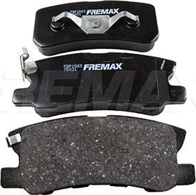 FREMAX FBP-1563 - Комплект спирачно феродо, дискови спирачки vvparts.bg