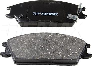 FREMAX FBP-1589 - Комплект спирачно феродо, дискови спирачки vvparts.bg
