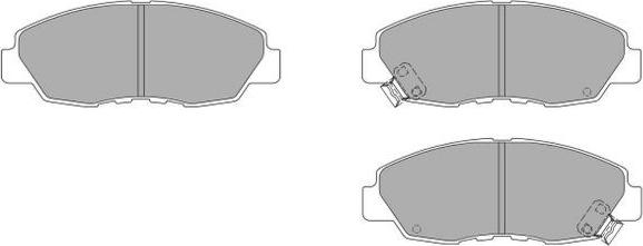 FREMAX FBP-1529 - Комплект спирачно феродо, дискови спирачки vvparts.bg