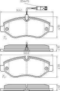 FREMAX FBP-1520 - Комплект спирачно феродо, дискови спирачки vvparts.bg