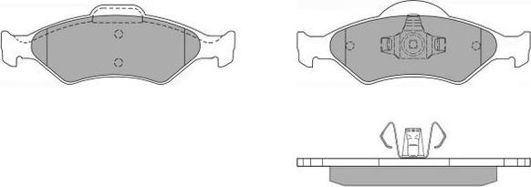 FREMAX FBP-1158 - Комплект спирачно феродо, дискови спирачки vvparts.bg