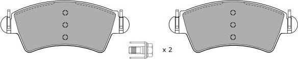 FREMAX FBP-1169 - Комплект спирачно феродо, дискови спирачки vvparts.bg