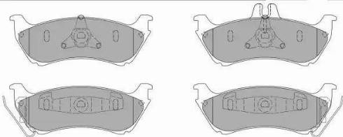 FREMAX FBP-1119-01 - Комплект спирачно феродо, дискови спирачки vvparts.bg