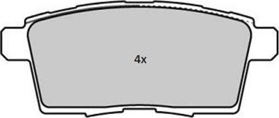 Remy RAP2291 - Комплект спирачно феродо, дискови спирачки vvparts.bg