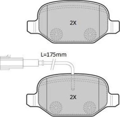 FREMAX FBP-1868 - Комплект спирачно феродо, дискови спирачки vvparts.bg