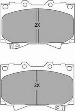 FREMAX FBP-1804 - Комплект спирачно феродо, дискови спирачки vvparts.bg