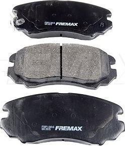 FREMAX FBP-1806 - Комплект спирачно феродо, дискови спирачки vvparts.bg