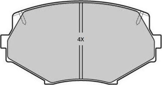 FREMAX FBP-1813 - Комплект спирачно феродо, дискови спирачки vvparts.bg