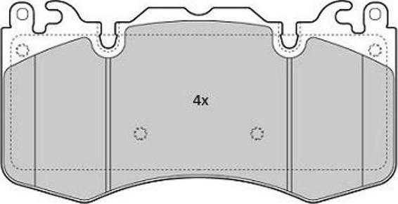 FREMAX FBP-1839 - Комплект спирачно феродо, дискови спирачки vvparts.bg