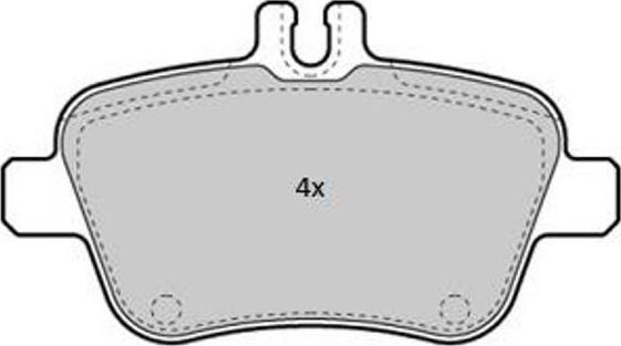 FREMAX FBP-1870 - Комплект спирачно феродо, дискови спирачки vvparts.bg