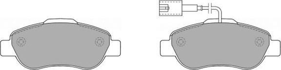 FREMAX FBP-1355 - Комплект спирачно феродо, дискови спирачки vvparts.bg