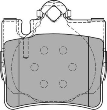 FREMAX FBP-1301 - Комплект спирачно феродо, дискови спирачки vvparts.bg