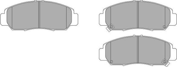 FREMAX FBP-1313 - Комплект спирачно феродо, дискови спирачки vvparts.bg