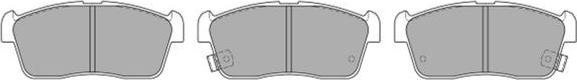 FREMAX FBP-1320 - Комплект спирачно феродо, дискови спирачки vvparts.bg
