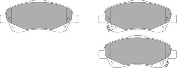 FREMAX FBP-1374 - Комплект спирачно феродо, дискови спирачки vvparts.bg