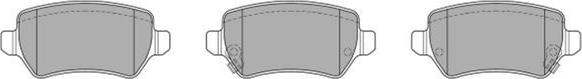 FREMAX FBP-1244 - Комплект спирачно феродо, дискови спирачки vvparts.bg
