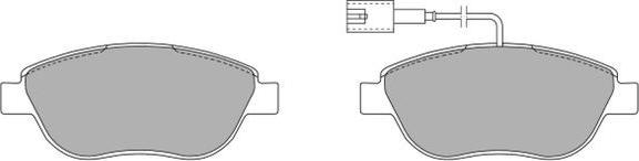 FREMAX FBP-1219 - Комплект спирачно феродо, дискови спирачки vvparts.bg