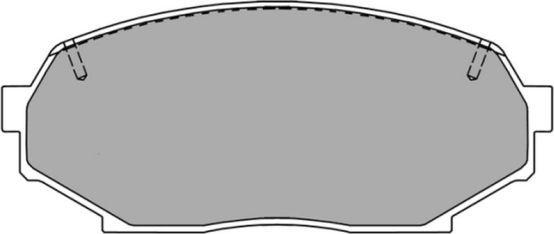 FREMAX FBP-1238 - Комплект спирачно феродо, дискови спирачки vvparts.bg