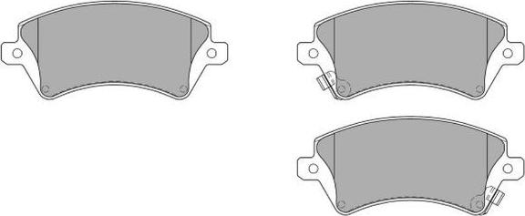 FREMAX FBP-1227 - Комплект спирачно феродо, дискови спирачки vvparts.bg