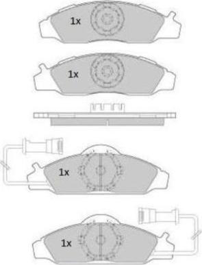 FREMAX FBP-1757 - Комплект спирачно феродо, дискови спирачки vvparts.bg